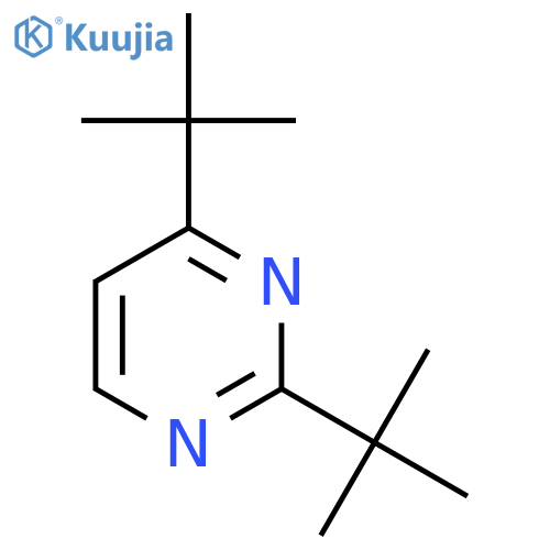 PYRIMIDINE, 2,4-BIS(1,1-DIMETHYLETHYL)- structure
