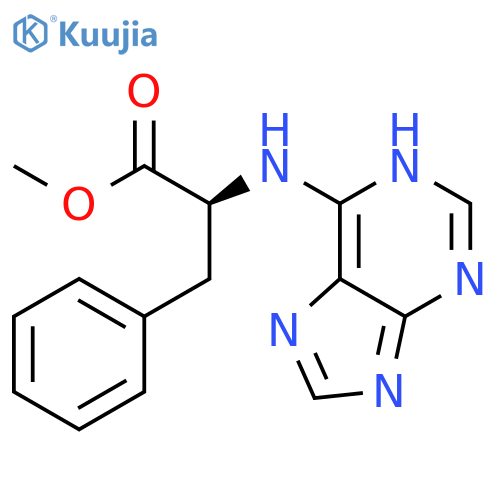 L-PHENYLALANINE, N-1H-PURIN-6-YL-, METHYL ESTER structure