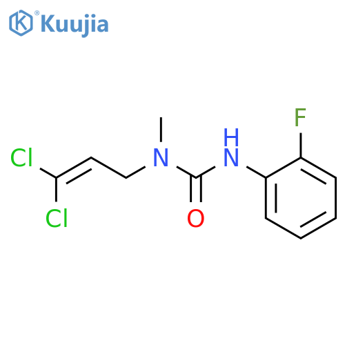 UREA, N-(3,3-DICHLORO-2-PROPENYL)-N'-(2-FLUOROPHENYL)-N-METHYL- structure