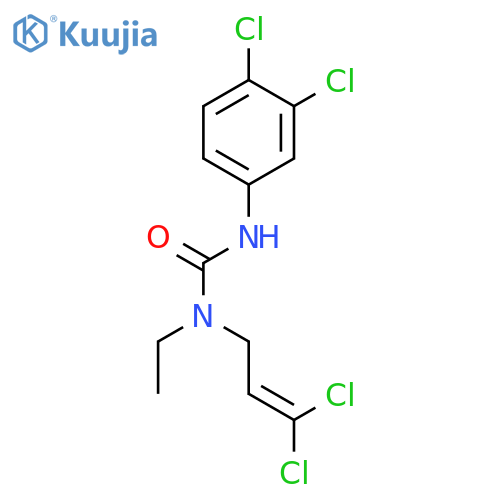 UREA, N'-(3,4-DICHLOROPHENYL)-N-(3,3-DICHLORO-2-PROPENYL)-N-ETHYL- structure