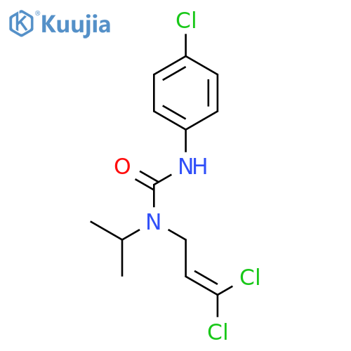 UREA, N'-(4-CHLOROPHENYL)-N-(3,3-DICHLORO-2-PROPENYL)-N-(1-METHYLETHYL)- structure