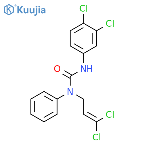 UREA, N'-(3,4-DICHLOROPHENYL)-N-(3,3-DICHLORO-2-PROPENYL)-N-PHENYL- structure