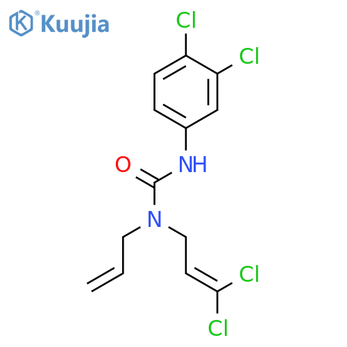 UREA, N'-(3,4-DICHLOROPHENYL)-N-(3,3-DICHLORO-2-PROPENYL)-N-2-PROPENYL- structure