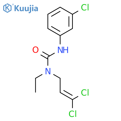 Urea, N'-(3-chlorophenyl)-N-(3,3-dichloro-2-propenyl)-N-ethyl- structure