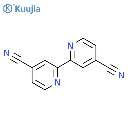 2-(4-cyano-2-pyridyl)pyridine-4-carbonitrile structure