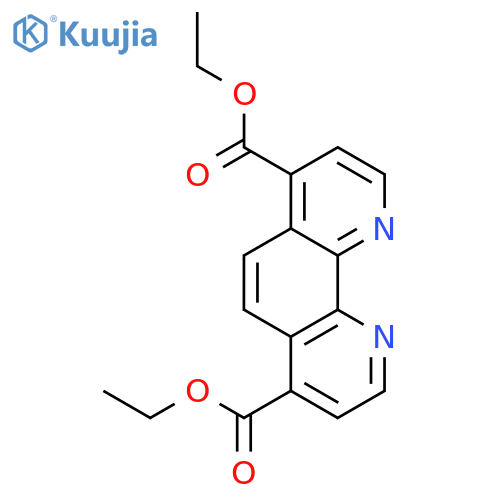 1,10-PHENANTHROLINE-4,7-DICARBOXYLIC ACID, DIETHYL ESTER structure