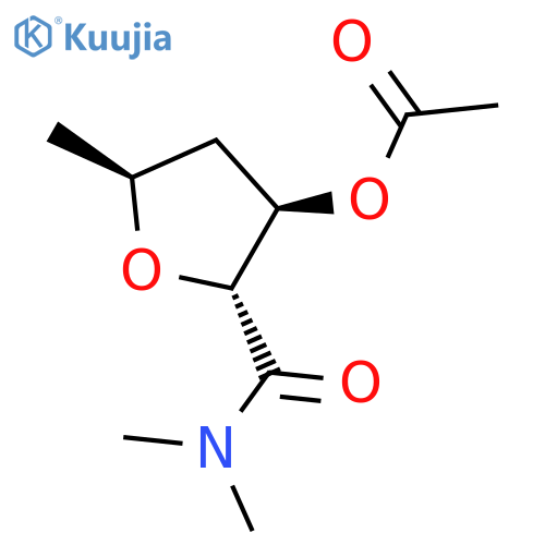 L-LYXO-HEXONAMIDE, 2,5-ANHYDRO-4,6-DIDEOXY-N,N-DIMETHYL-, 3-ACETATE structure