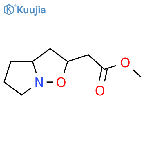 PYRROLO[1,2-B]ISOXAZOLE-2-ACETIC ACID, HEXAHYDRO-, METHYL ESTER structure