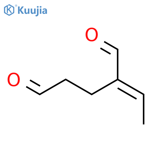 PENTANEDIAL, 2-ETHYLIDENE-, (E)- structure