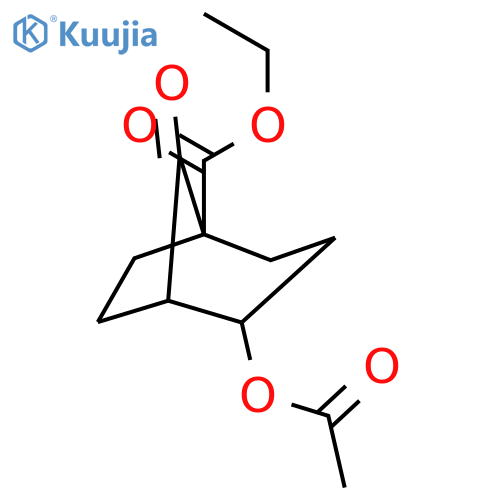 Ethyl 4-(acetyloxy)-8-oxobicyclo[3.2.1]octane-1-carboxylate structure