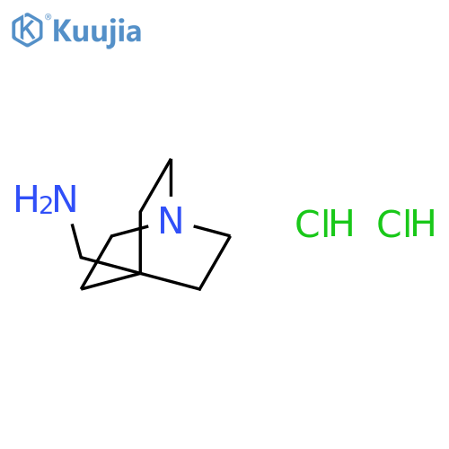 {1-azabicyclo2.2.2octan-4-yl}methanamine dihydrochloride structure