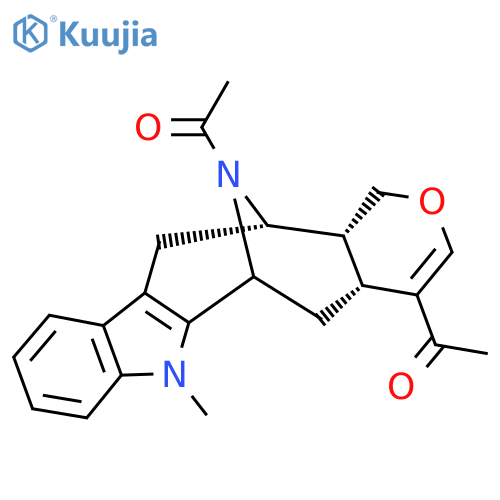 1-[(12S,13R,18R)-20-Acetyl-3-methyl-15-oxa-3,20-diazapentacyclo[10.7.1.02,10.04,9.013,18]icosa-2(10),4,6,8,16-pentaen-17-yl]ethanone structure