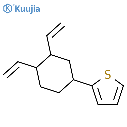 THIOPHENE, 2-(3,4-DIETHENYLCYCLOHEXYL)- structure