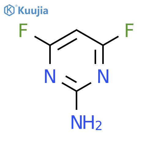 4,6-Difluoropyrimidin-2-amine structure