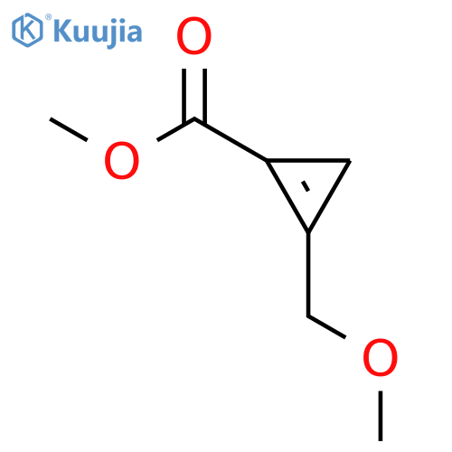 1-Cyclopropene-1-carboxylic acid, 2-(methoxymethyl)-, methyl ester structure