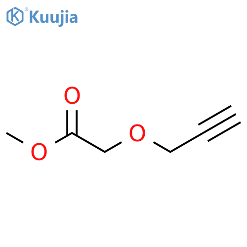 methyl 2-(prop-2-yn-1-yloxy)acetate structure
