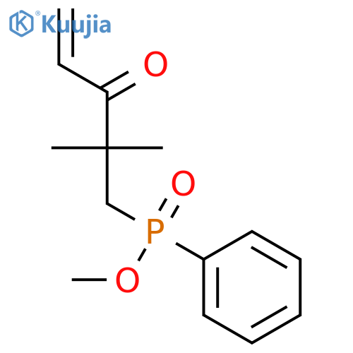 PHOSPHINIC ACID, (2,2-DIMETHYL-3-OXO-4-PENTENYL)PHENYL-, METHYL ESTER structure