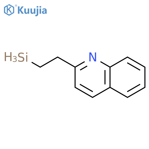 Quinoline, 2-(2-silylethyl)- structure