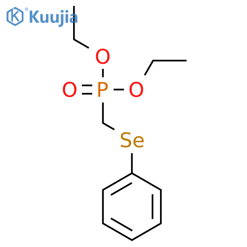 PHOSPHONIC ACID, [(PHENYLSELENO)METHYL]-, DIETHYL ESTER structure