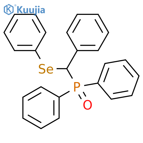 PHOSPHINE OXIDE, DIPHENYL[PHENYL(PHENYLSELENO)METHYL]- structure