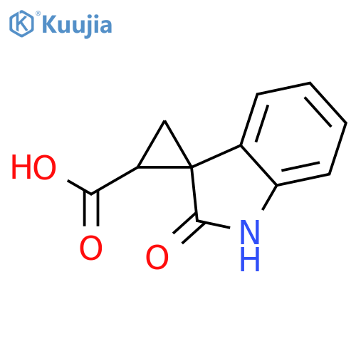 2'-oxospiro[cyclopropane-2,3'-indoline]-1-carboxylic acid structure