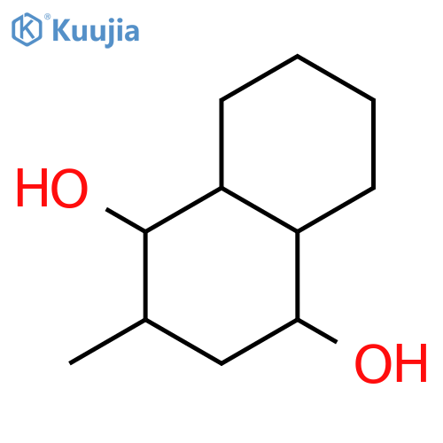 1,4-Naphthalenediol, decahydro-2-methyl- structure