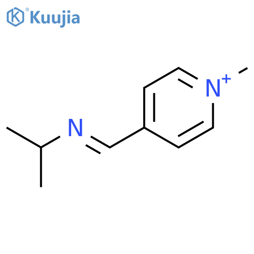 Pyridinium, 1-methyl-4-[[(1-methylethyl)imino]methyl]- structure