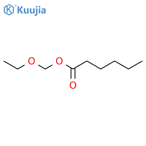 Hexanoic acid, ethoxymethyl ester structure
