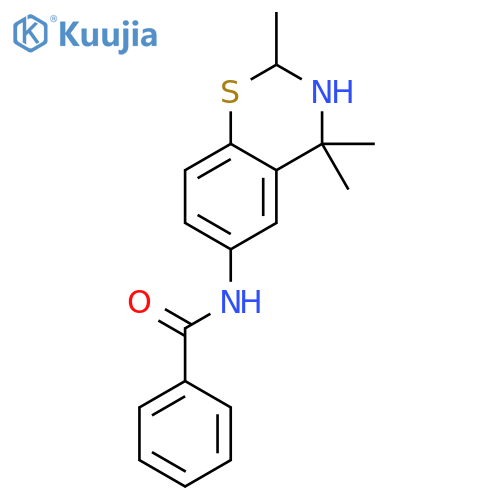 BENZAMIDE, N-(3,4-DIHYDRO-2,4,4-TRIMETHYL-2H-1,3-BENZOTHIAZIN-6-YL)- structure