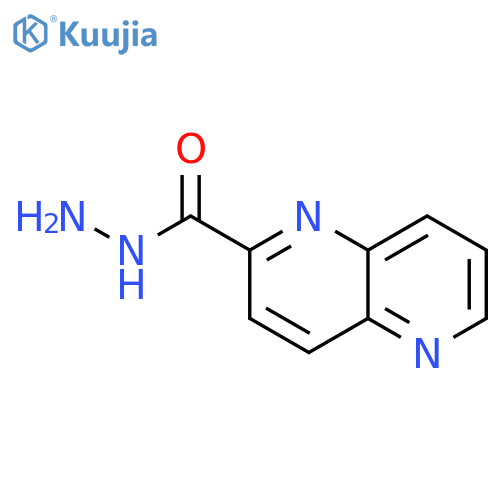 1,5-Naphthyridine-2-carboxylic acid, hydrazide structure