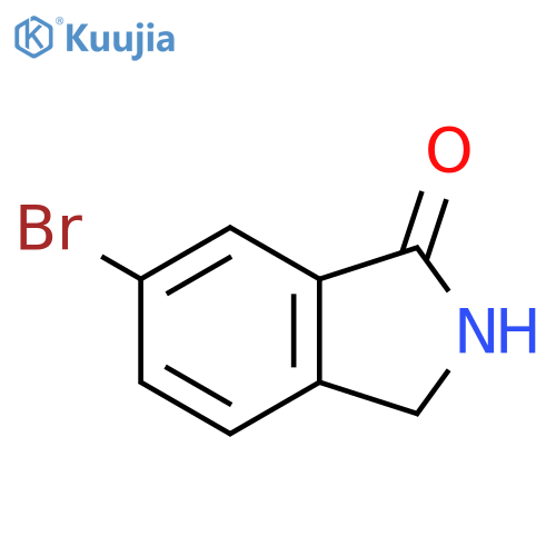 6-bromo-2,3-dihydro-1H-isoindol-1-one structure