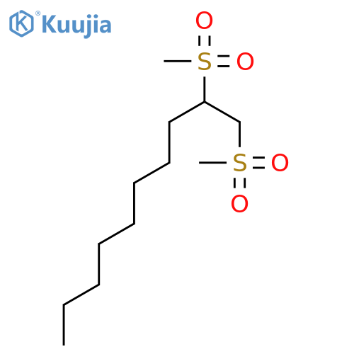 Decane, 1,2-bis(methylsulfonyl)- structure