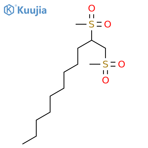 UNDECANE, 1,2-BIS(METHYLSULFONYL)- structure