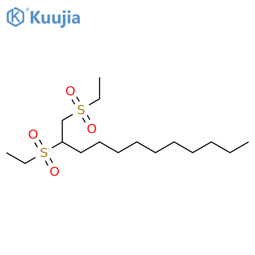 DODECANE, 1,2-BIS(ETHYLSULFONYL)- structure