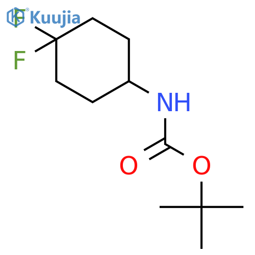 tert-Butyl 4,4-difluorocyclohexylcarbamate structure