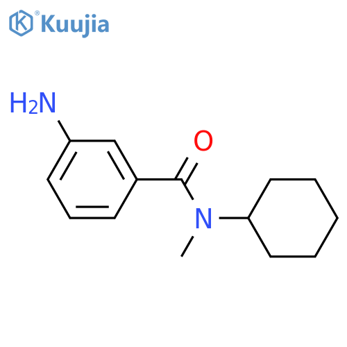 3-Amino-N-cyclohexyl-N-methylbenzamide structure
