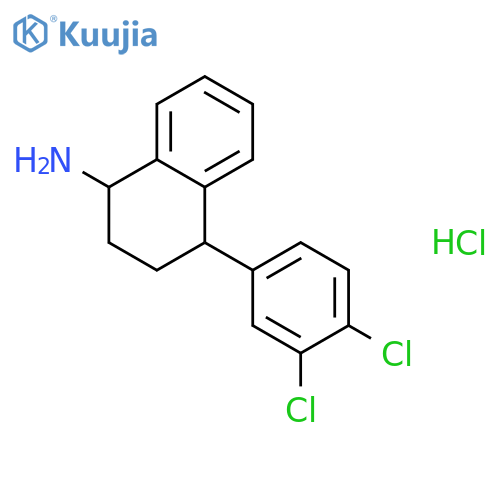 (1R,4R)-N-Desmethyl Sertraline Hydrochloride structure