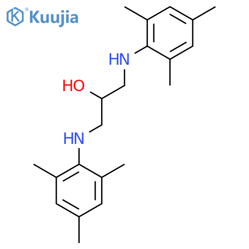 2-PROPANOL, 1,3-BIS[(2,4,6-TRIMETHYLPHENYL)AMINO]- structure
