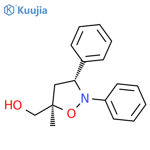 5-ISOXAZOLIDINEMETHANOL, 5-METHYL-2,3-DIPHENYL-, (3R,5R)- structure