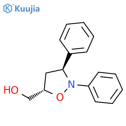 5-ISOXAZOLIDINEMETHANOL, 2,3-DIPHENYL-, (3S,5S)- structure