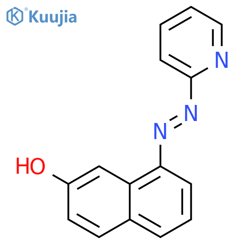 2-NAPHTHALENOL, 8-(2-PYRIDINYLAZO)- structure