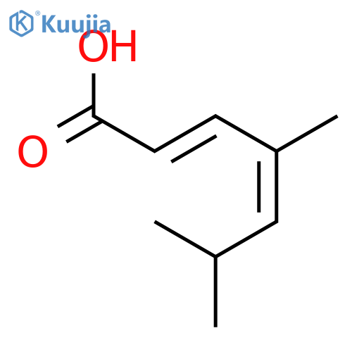 (E,E)-4,6-Dimethyl-2,4-heptadienoic Acid structure