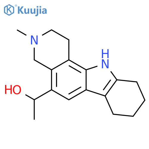 1H-Pyrido[4,3-a]carbazole-5-methanol, 2,3,4,7,8,9,10,11-octahydro-α,3-dimethyl- structure
