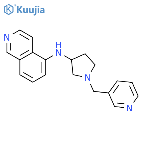 5-Isoquinolinamine, N-[1-(3-pyridinylmethyl)-3-pyrrolidinyl]- structure