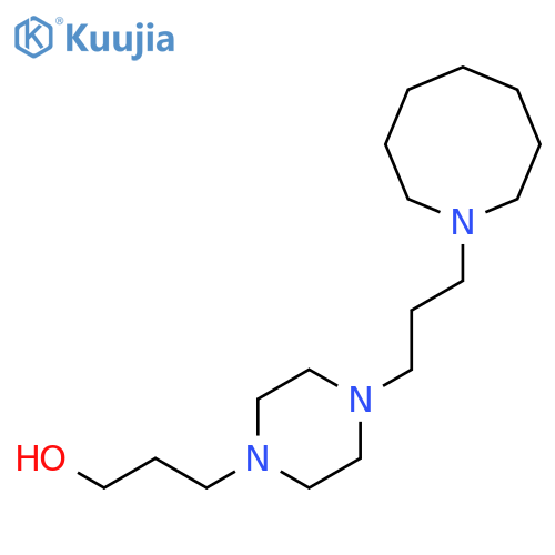 1-PIPERAZINEPROPANOL, 4-[3-(HEXAHYDRO-1(2H)-AZOCINYL)PROPYL]- structure