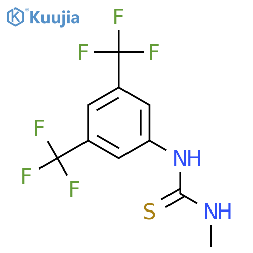 THIOUREA, N-[3,5-BIS(TRIFLUOROMETHYL)PHENYL]-N'-METHYL- structure