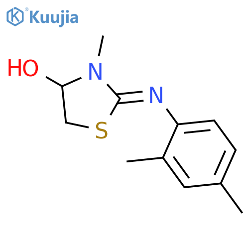 4-THIAZOLIDINOL, 2-[(2,4-DIMETHYLPHENYL)IMINO]-3-METHYL- structure