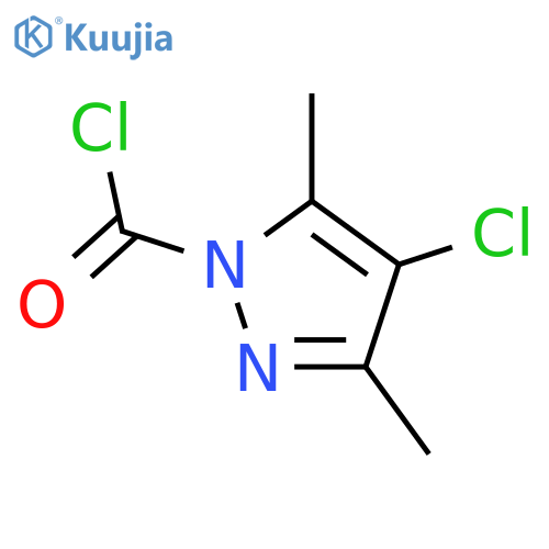 4-chloro-3,5-dimethylpyrazole-1-carbonyl chloride structure