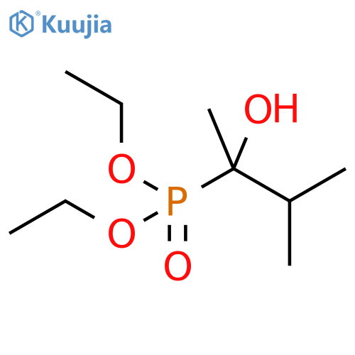PHOSPHONIC ACID, (1-HYDROXY-1,2-DIMETHYLPROPYL)-, DIETHYL ESTER structure