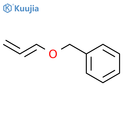 Benzene, [(1,2-propadien-1-yloxy)methyl]- structure